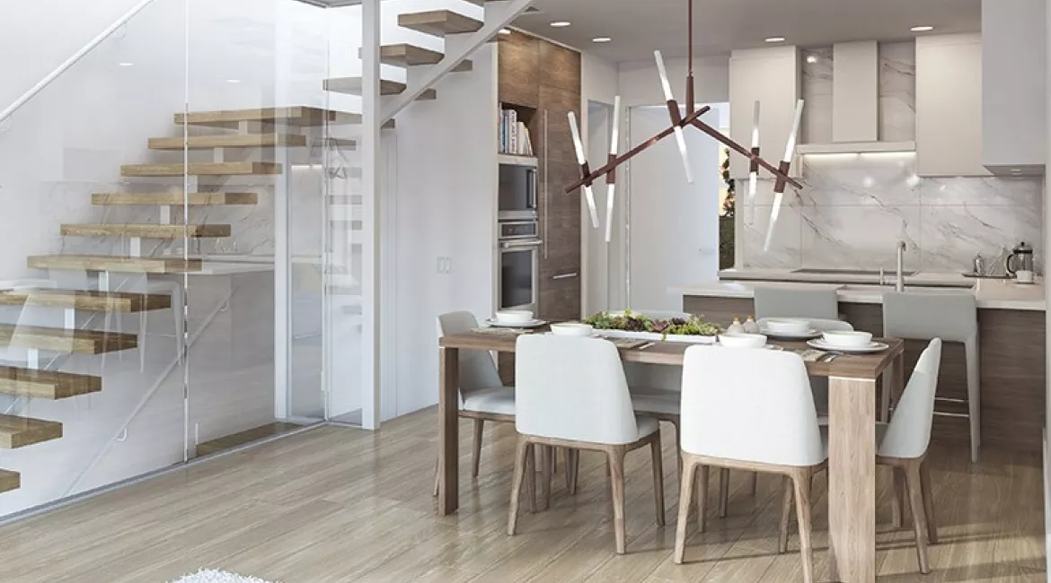 SMALL Evolv 35 by Guildford Brook Estates Developments Dining Room